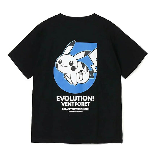 Pikachu T-Shirt Black Ventforet Kofu x Pokemon J.League | J.League Online Store