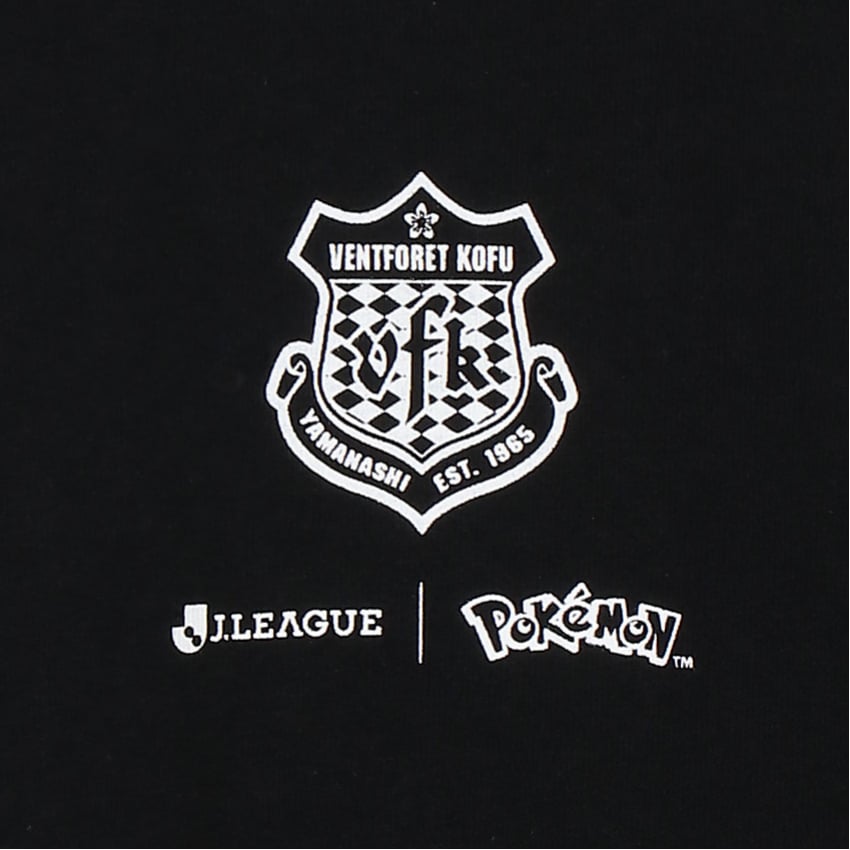 Pikachu T-Shirt Black Ventforet Kofu x Pokemon J.League | J.League Online Store