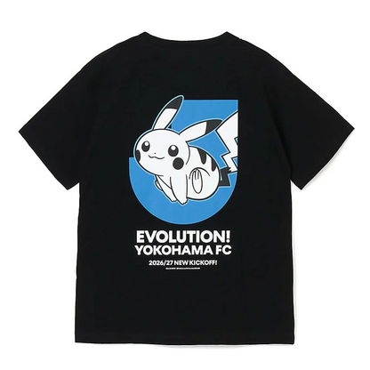 Pikachu T-Shirt Black Yokohama FC x Pokemon J.League | J.League Online Store