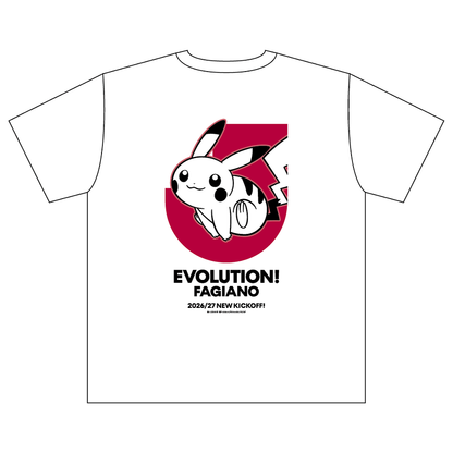 Pikachu T-Shirt White Fagiano Okayama x Pokemon J.League | J.League Online Store