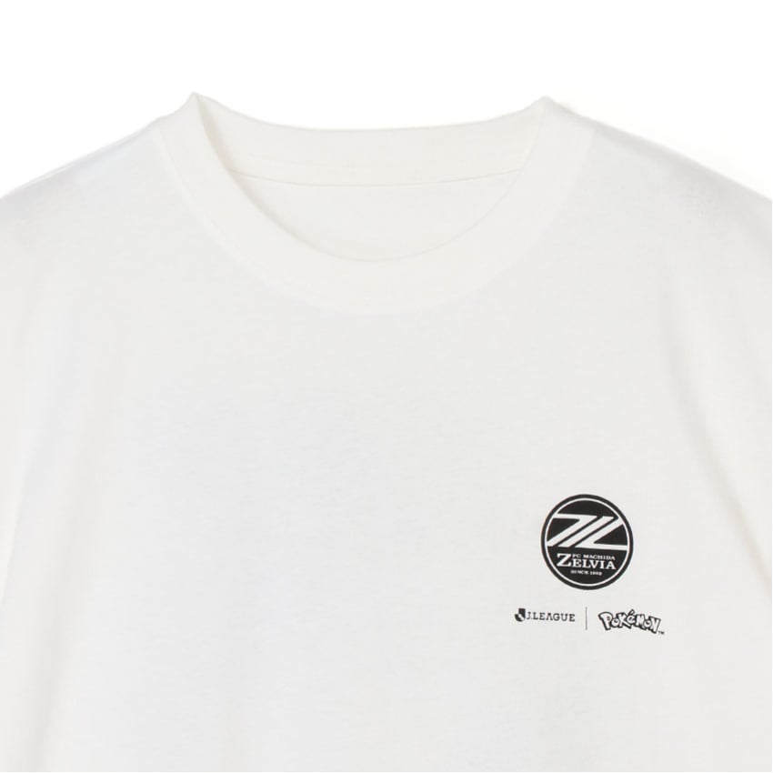 Pikachu T-Shirt White FC Machida Zelvia x Pokemon J.League | J.League Online Store