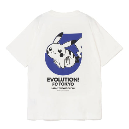 Pikachu T-Shirt White FC Tokyo x Pokemon J.League | J.League Online Store