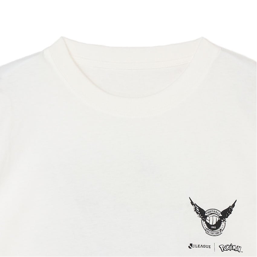 Pikachu T-Shirt White Gainare Tottori x Pokemon J.League | J.League Online Store