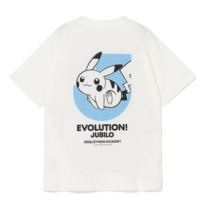 Pikachu T-Shirt White Jubilo Iwata x Pokemon J.League | J.League Online Store