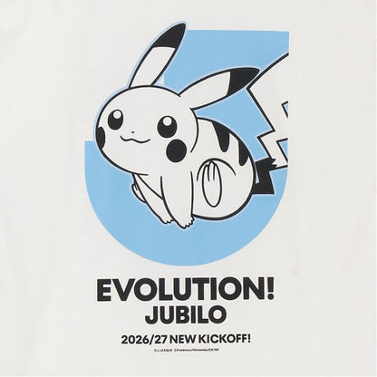 Pikachu T-Shirt White Jubilo Iwata x Pokemon J.League | J.League Online Store