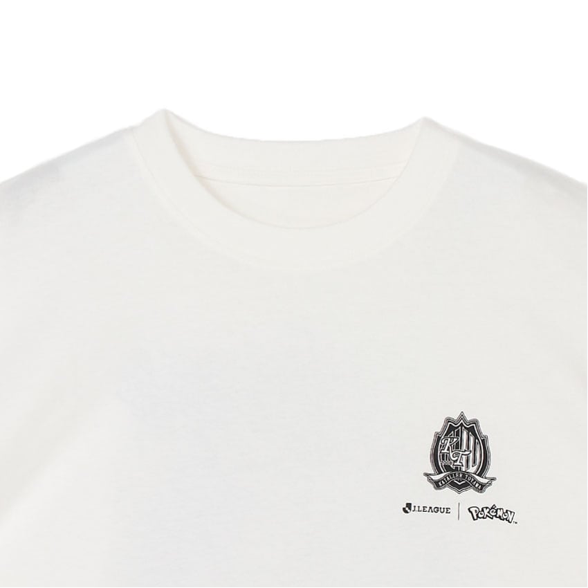 Pikachu T-Shirt White Kataller Toyama x Pokemon J.League | J.League Online Store