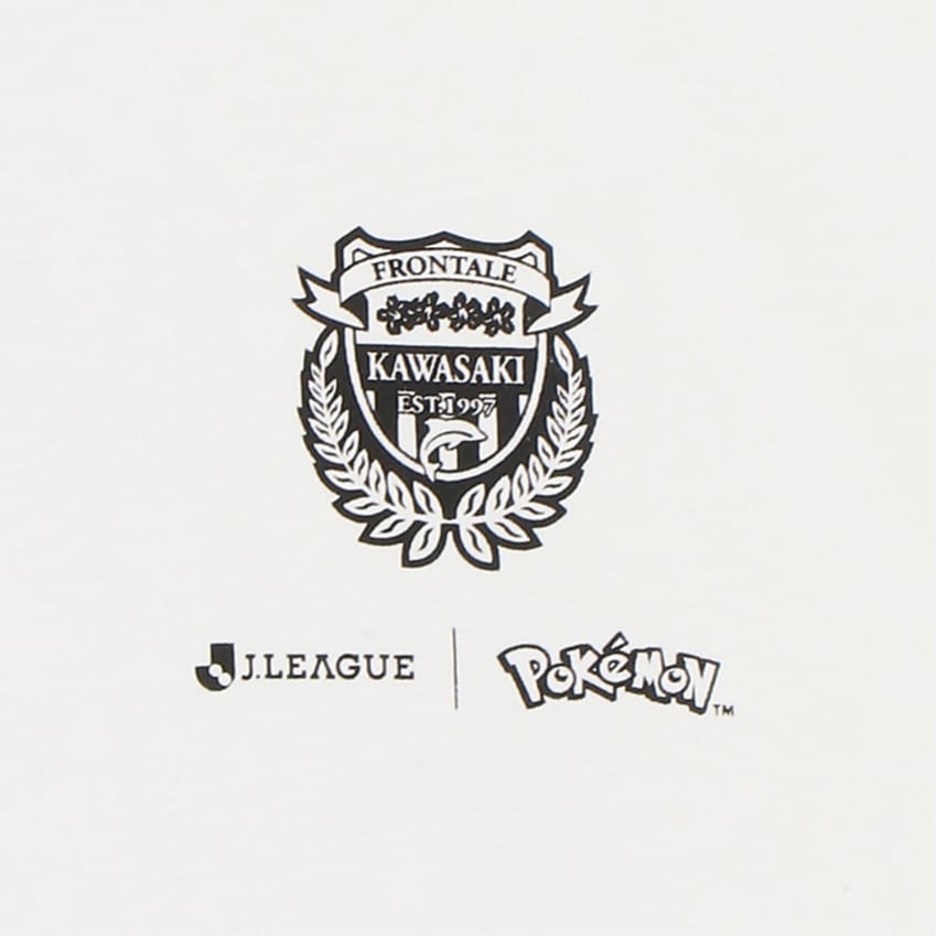 Pikachu T-Shirt White Kawasaki Frontale x Pokemon J.League | J.League Online Store