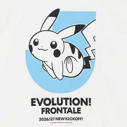 Pikachu T-Shirt White Kawasaki Frontale x Pokemon J.League | J.League Online Store