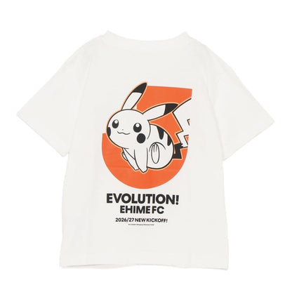 Pikachu T-Shirt White Kids Ehime FC x Pokemon J.League | J.League Online Store