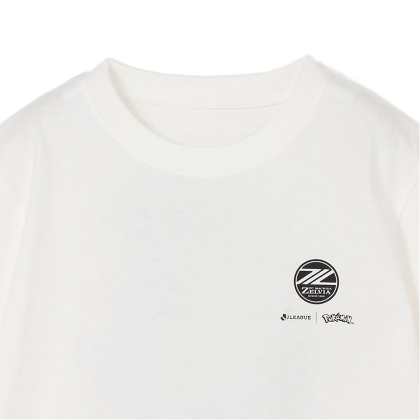 Pikachu T-Shirt White Kids FC Machida Zelvia x Pokemon J.League | J.League Online Store