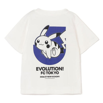 Pikachu T-Shirt White Kids FC Tokyo x Pokemon J.League | J.League Online Store