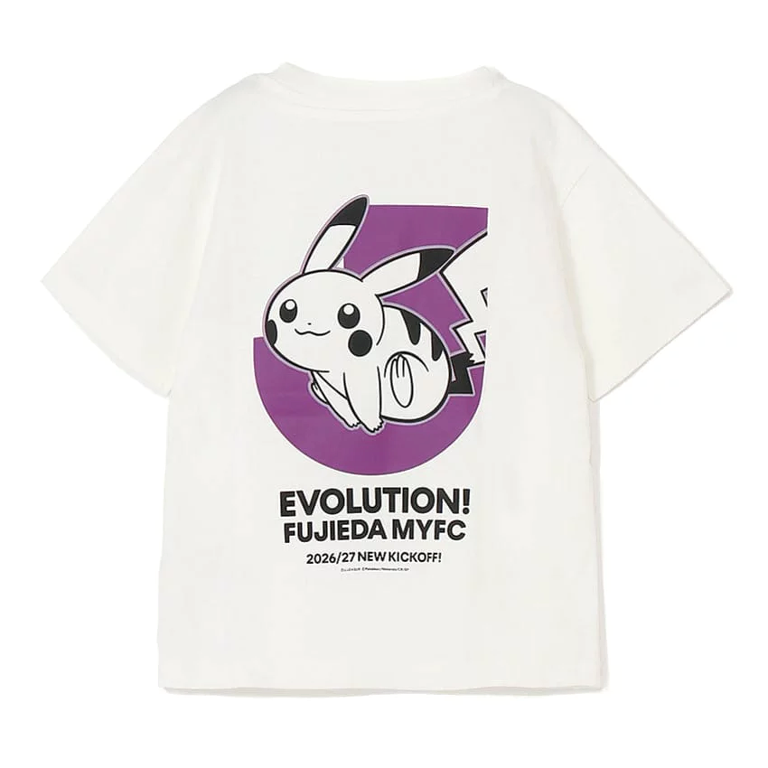 Pikachu T-Shirt White Kids Fujieda MYFC x Pokemon J.League | J.League Online Store