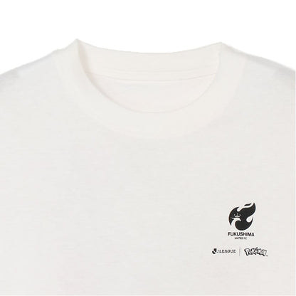 Pikachu T-Shirt White Kids Fukushima United FC x Pokemon J.League | J.League Online Store