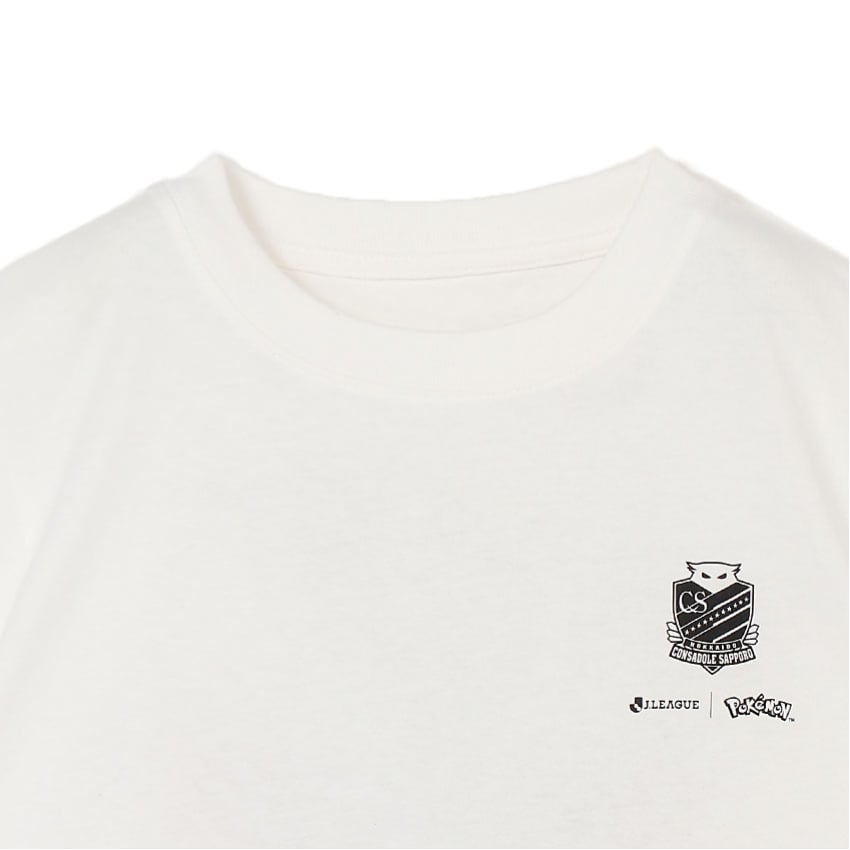 Pikachu T-Shirt White Kids Hokkaido Consadole Sapporo x Pokemon J.League | J.League Online Store