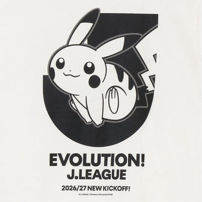 Pikachu T-Shirt White Kids J.League x Pokemon J.League | J.League Online Store