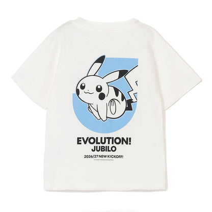 Pikachu T-Shirt White Kids Jubilo Iwata x Pokemon J.League | J.League Online Store