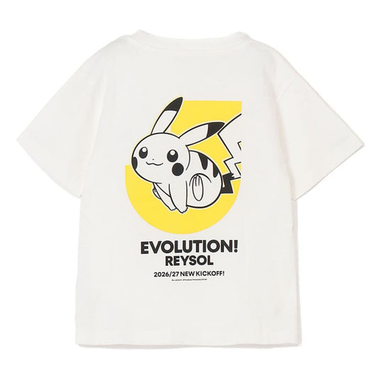 Pikachu T-Shirt White Kids Kashiwa Reysol x Pokemon J.League | J.League Online Store