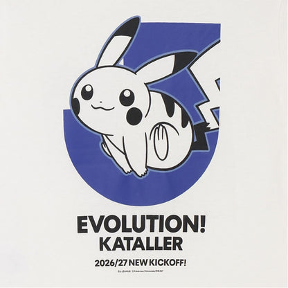 Pikachu T-Shirt White Kids Kataller Toyama x Pokemon J.League | J.League Online Store