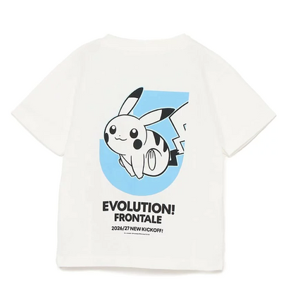 Pikachu T-Shirt White Kids Kawasaki Frontale x Pokemon J.League | J.League Online Store