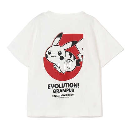 Pikachu T-Shirt White Kids Nagoya Grampus x Pokemon J.League | J.League Online Store
