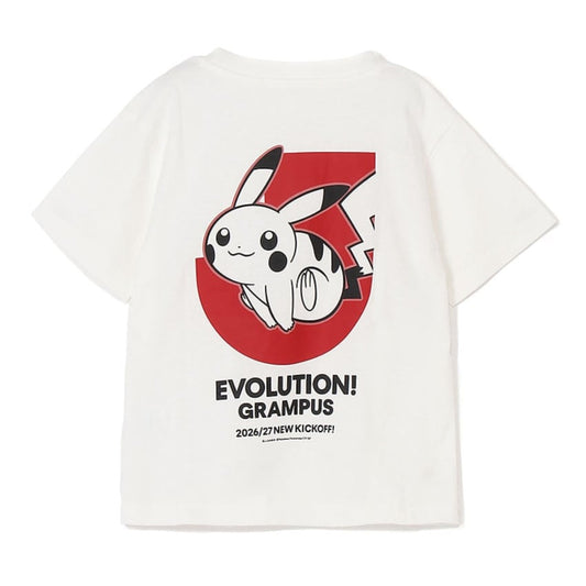 Pikachu T-Shirt White Kids Nagoya Grampus x Pokemon J.League | J.League Online Store