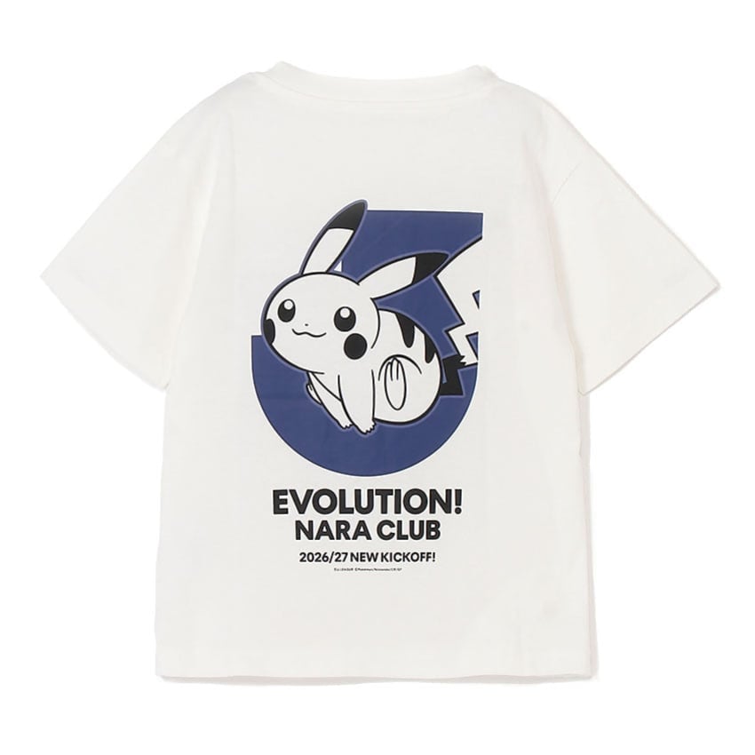 Pikachu T-Shirt White Kids Nara Club x Pokemon J.League | J.League Online Store
