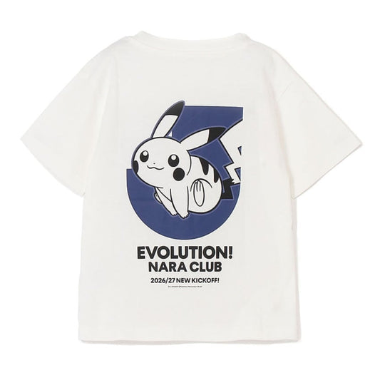 Pikachu T-Shirt White Kids Nara Club x Pokemon J.League | J.League Online Store