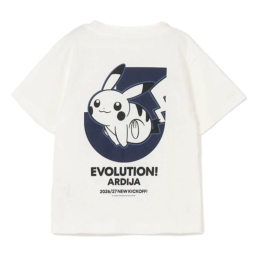 Pikachu T-Shirt White Kids RB Omiya Ardija x Pokemon J.League | J.League Online Store