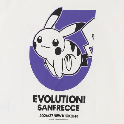 Pikachu T-Shirt White Kids Sanfrecce Hiroshima x Pokemon J.League | J.League Online Store