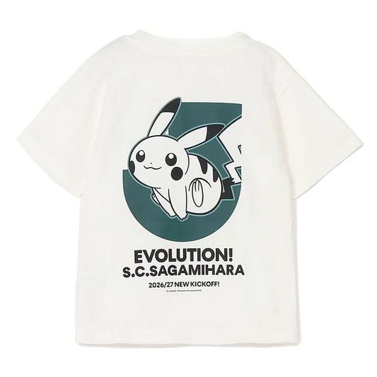 Pikachu T-Shirt White Kids SC Sagamihara x Pokemon J.League | J.League Online Store