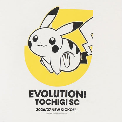 Pikachu T-Shirt White Kids Tochigi SC x Pokemon J.League | J.League Online Store