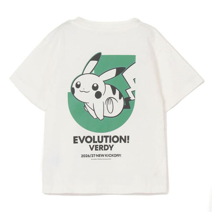 Pikachu T-Shirt White Kids Tokyo Verdy x Pokemon J.League | J.League Online Store