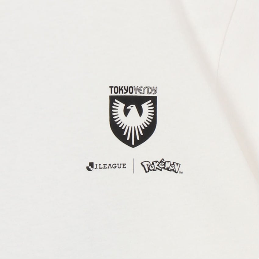 Pikachu T-Shirt White Kids Tokyo Verdy x Pokemon J.League | J.League Online Store