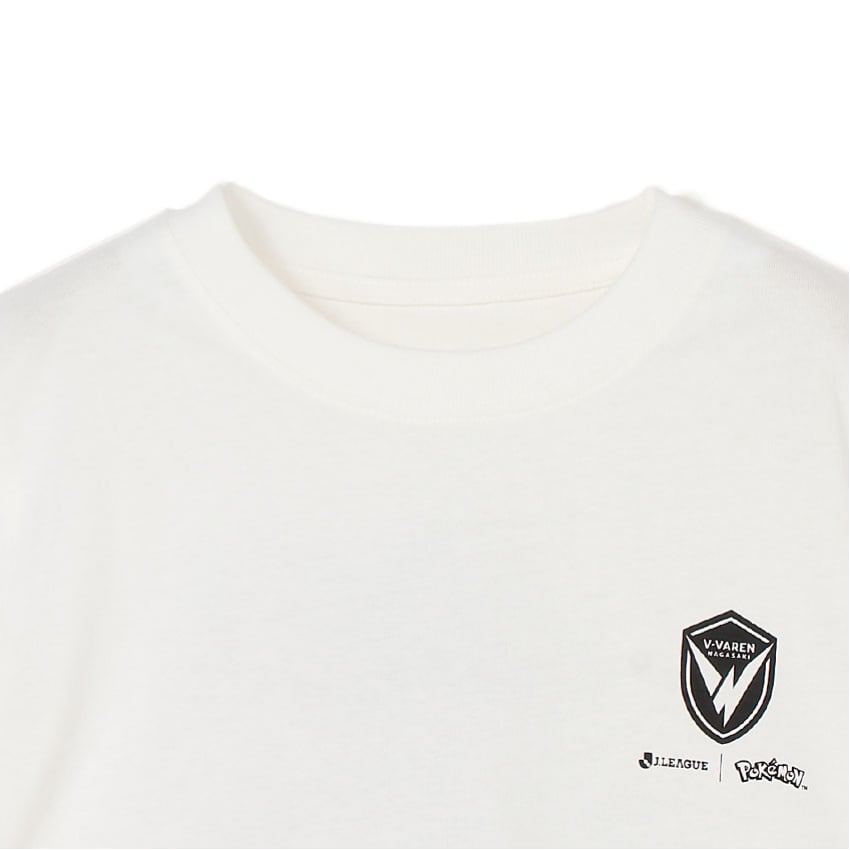 Pikachu T-Shirt White Kids V-Varen Nagasaki x Pokemon J.League | J.League Online Store