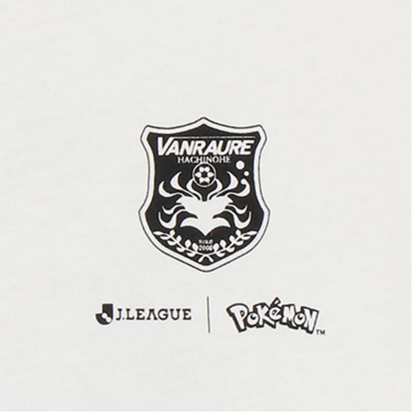 Pikachu T-Shirt White Kids Vanraure Hachinohe x Pokemon J.League | J.League Online Store