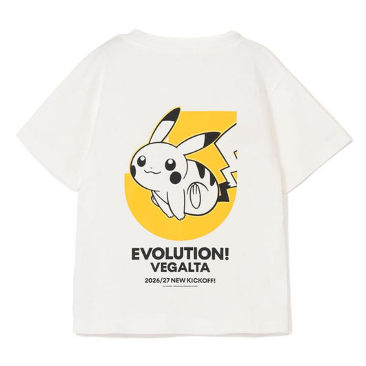 Pikachu T-Shirt White Kids Vegalta Sendai x Pokemon J.League | J.League Online Store