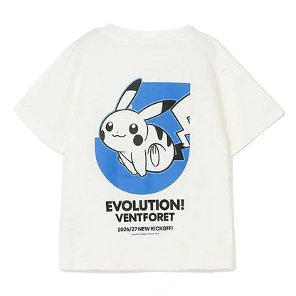 Pikachu T-Shirt White Kids Ventforet Kofu x Pokemon J.League | J.League Online Store