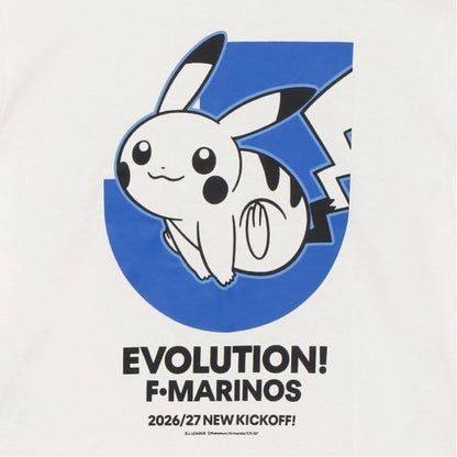Pikachu T-Shirt White Kids Yokohama F. Marinos x Pokemon J.League | J.League Online Store