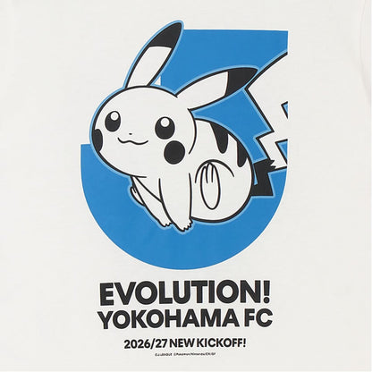 Pikachu T-Shirt White Kids Yokohama FC x Pokemon J.League | J.League Online Store