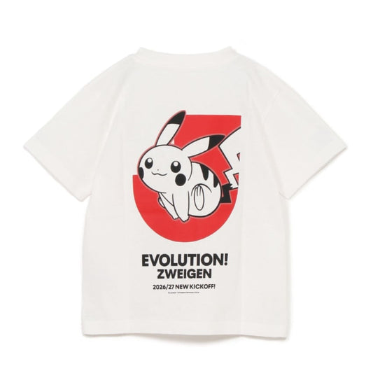 Pikachu T-Shirt White Kids Zweigen Kanazawa x Pokemon J.League | J.League Online Store