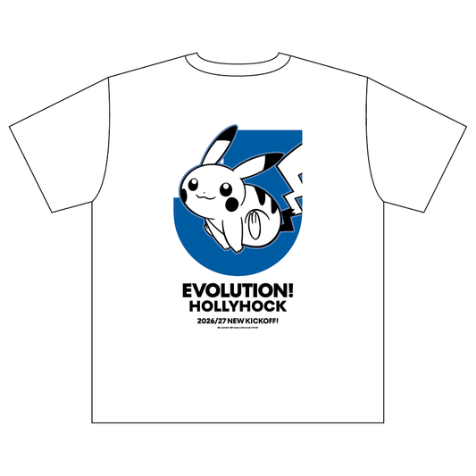 Pikachu T-Shirt White Mito HollyHock x Pokemon J.League | J.League Online Store