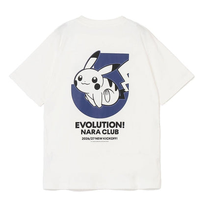 Pikachu T-Shirt White Nara Club x Pokemon J.League | J.League Online Store