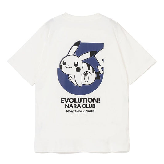 Pikachu T-Shirt White Nara Club x Pokemon J.League | J.League Online Store