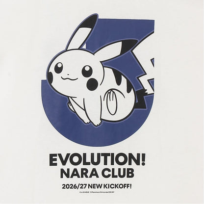 Pikachu T-Shirt White Nara Club x Pokemon J.League | J.League Online Store