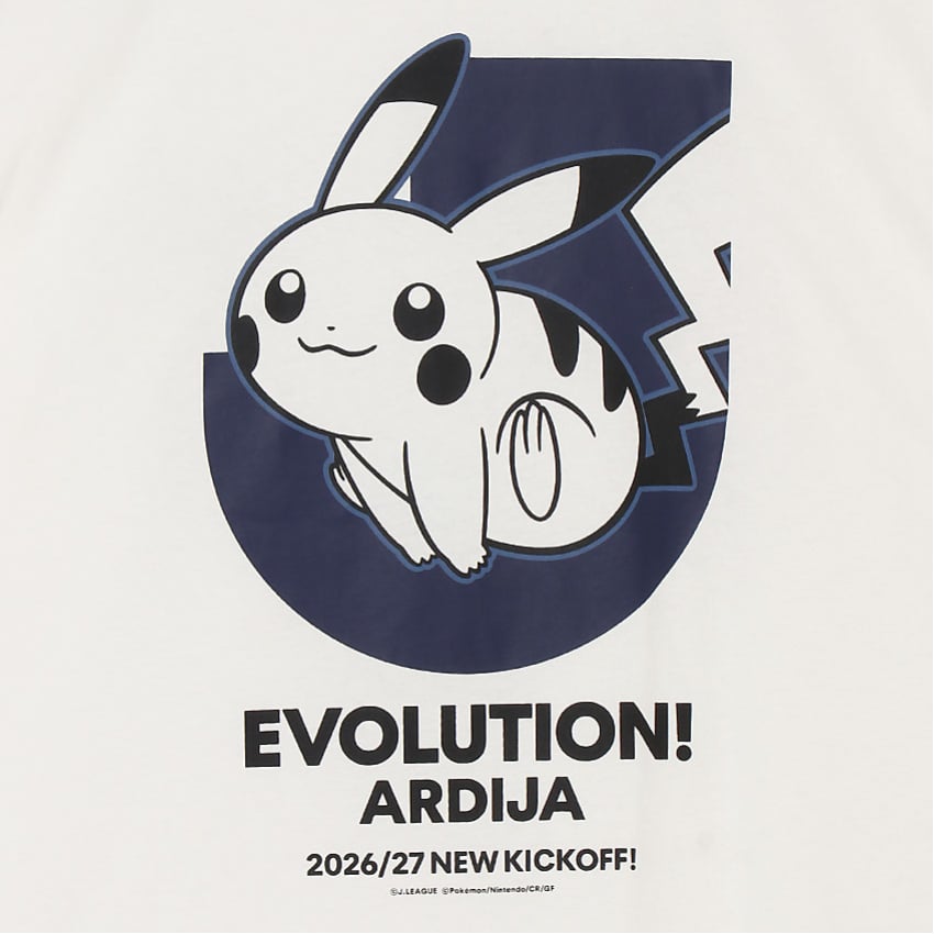 Pikachu T-Shirt White RB Omiya Ardija x Pokemon J.League | J.League Online Store