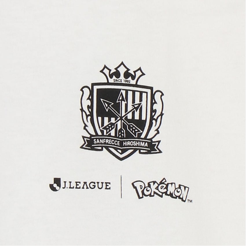 Pikachu T-Shirt White Sanfrecce Hiroshima x Pokemon J.League | J.League Online Store