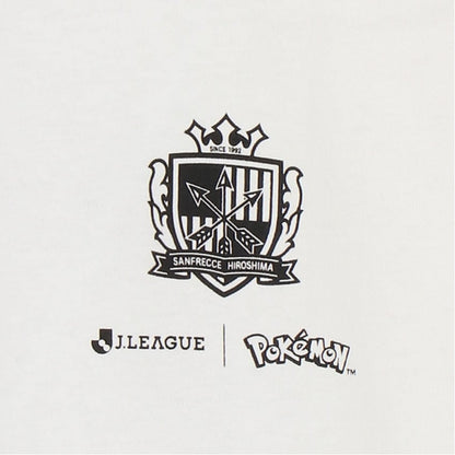 Pikachu T-Shirt White Sanfrecce Hiroshima x Pokemon J.League | J.League Online Store