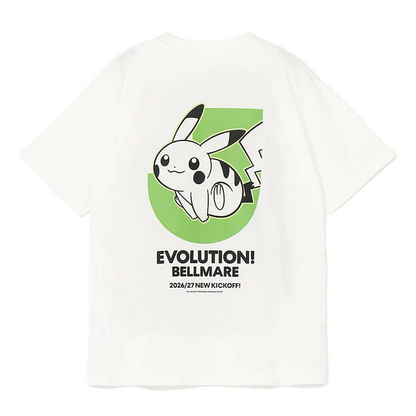 Pikachu T-Shirt White Shonan Bellmare x Pokemon J.League | J.League Online Store