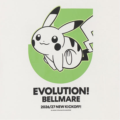 Pikachu T-Shirt White Shonan Bellmare x Pokemon J.League | J.League Online Store