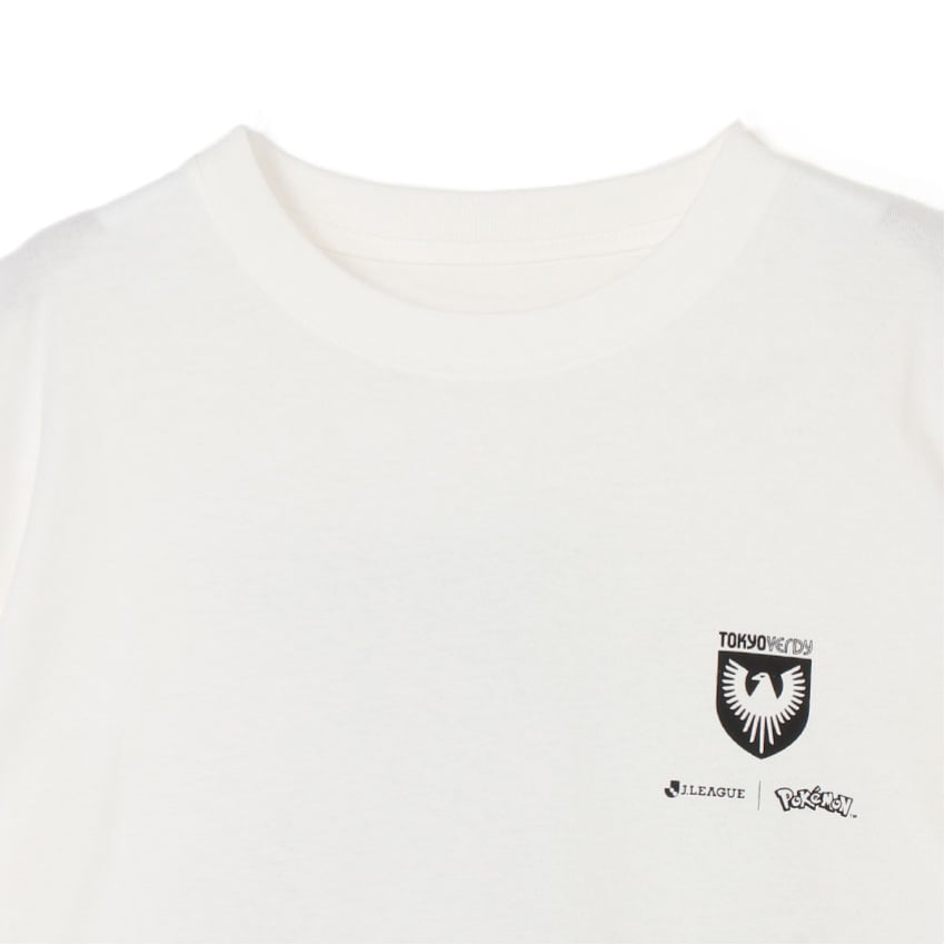 Pikachu T-Shirt White Tokyo Verdy x Pokemon J.League | J.League Online Store